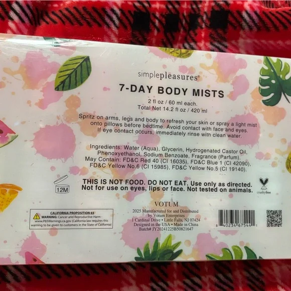 Simple Pleasures 7-Day Mist Set - Picture 2 of 4